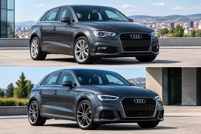 Audi A3 8V para dhe pas 2016: çka ndryshoi dhe si i dallon