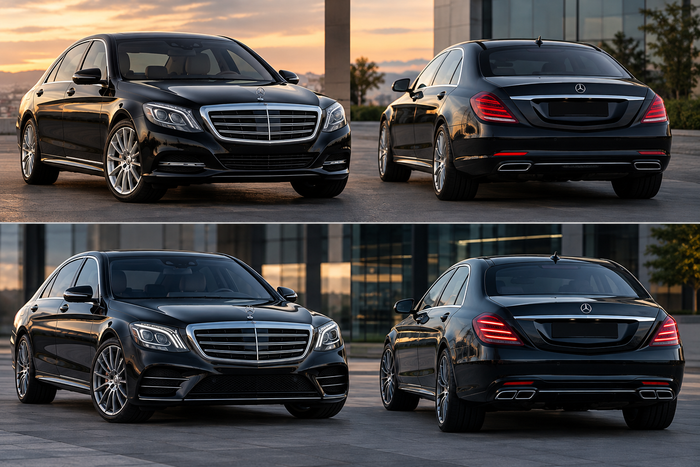 Mercedes S-Class W222 para dhe pas 2017: çka ndryshoi dhe si i dallon