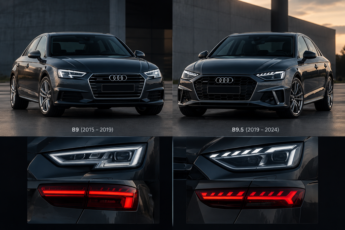 Audi A4 B9 dhe B9.5: çka ndryshoi në 2019 dhe si i dallon