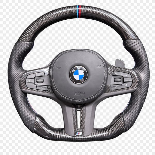 BMW 5 Series G30 Full Carbon Steering Wheel with Heating and Vibration
