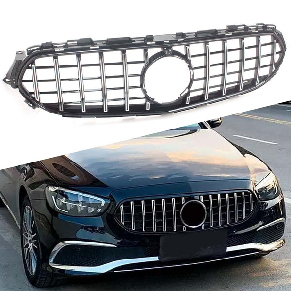 Mercedes-Benz E-Class W213 Facelift Grill GTR Chrome (2020–2024)