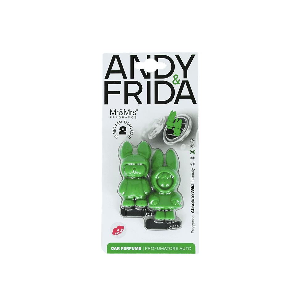 Mr&Mrs Andy&Frida Air Freshener (Green)