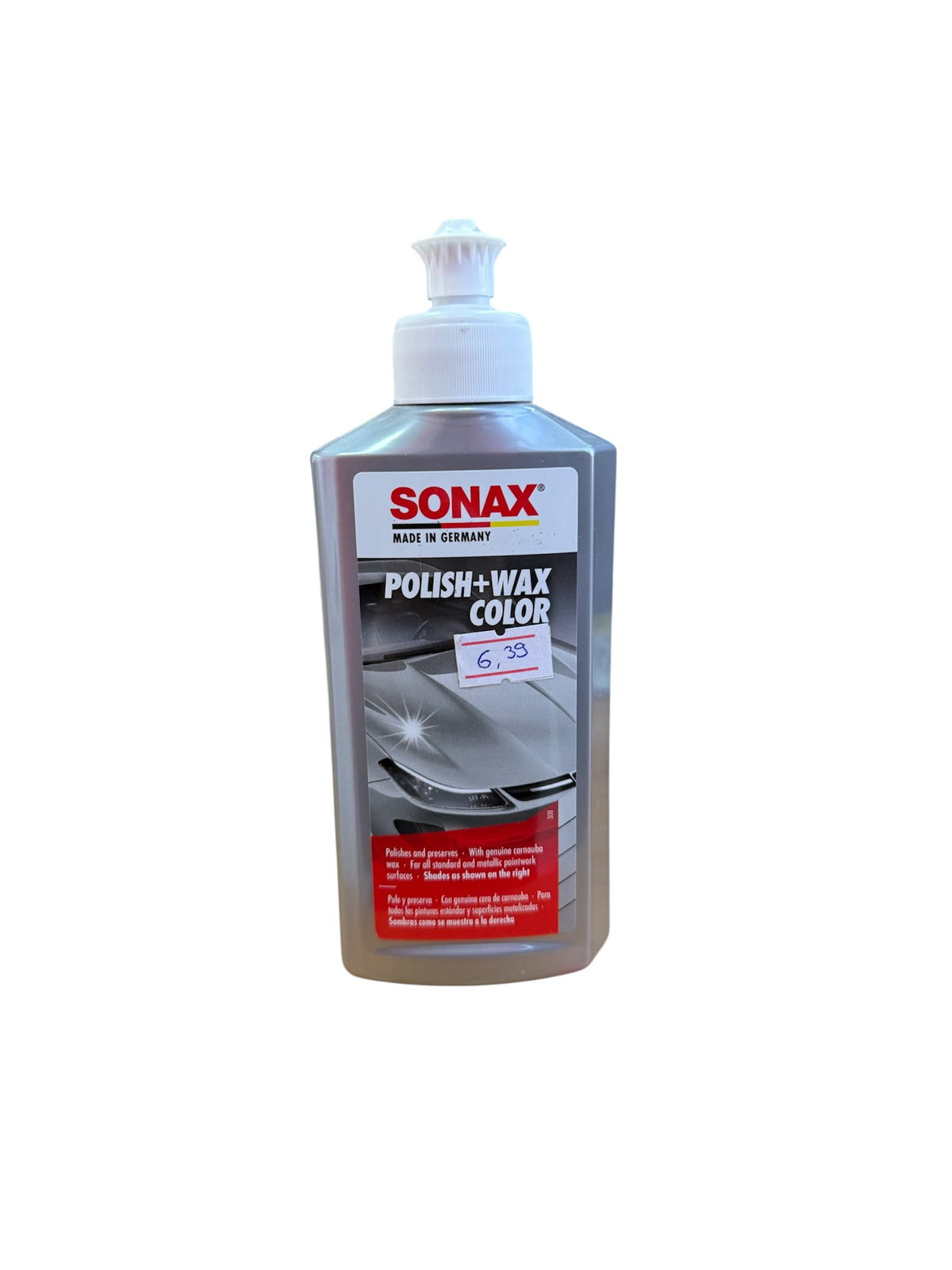 Polir&Wax me Ngjyrë të Hirit Sonax 250ml