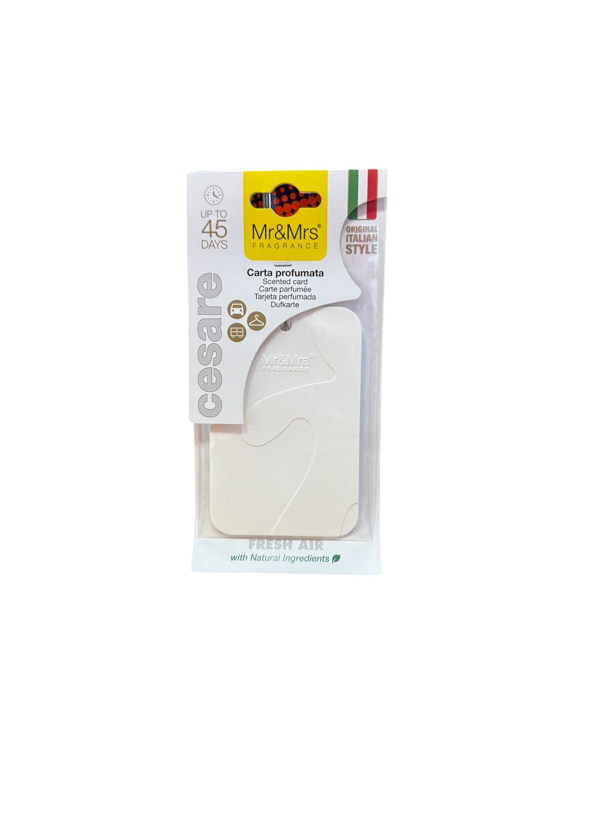 Mr&Mrs Cesare Hanging Card Air Freshener (White)