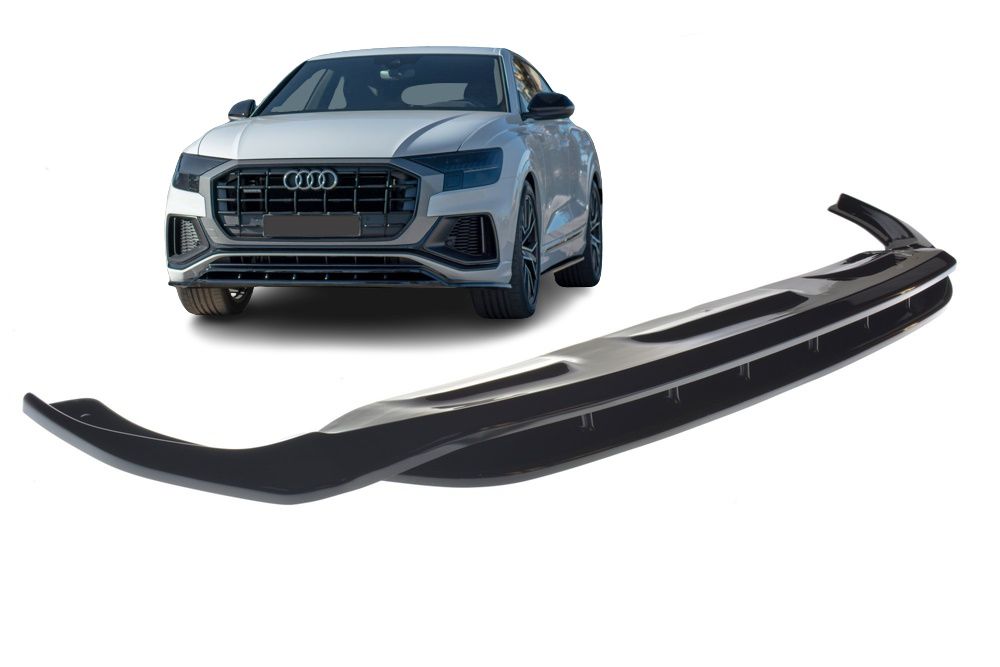 Audi Q8 Front Lip S Line (2018–2023) — 4-Piece