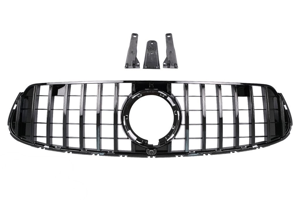 Mercedes-Benz GLC-Class X253 Facelift Grill GTR Black (2020–2023) — V2