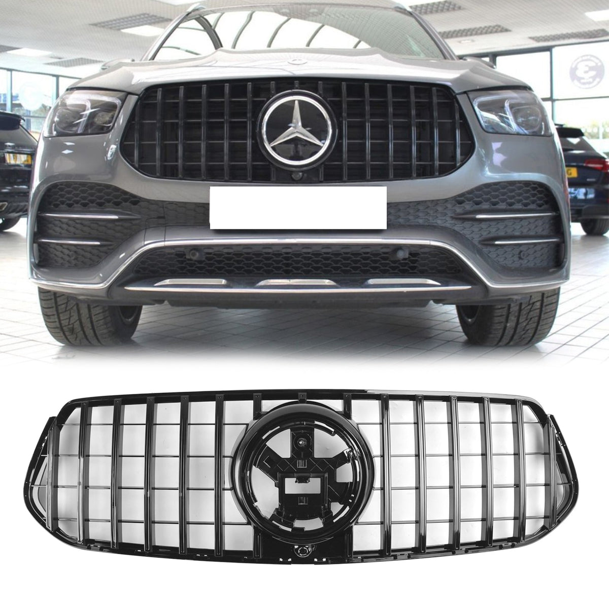 Grilë GLE Class W167 e zezë GTR (2019-2023) për Amg Line
