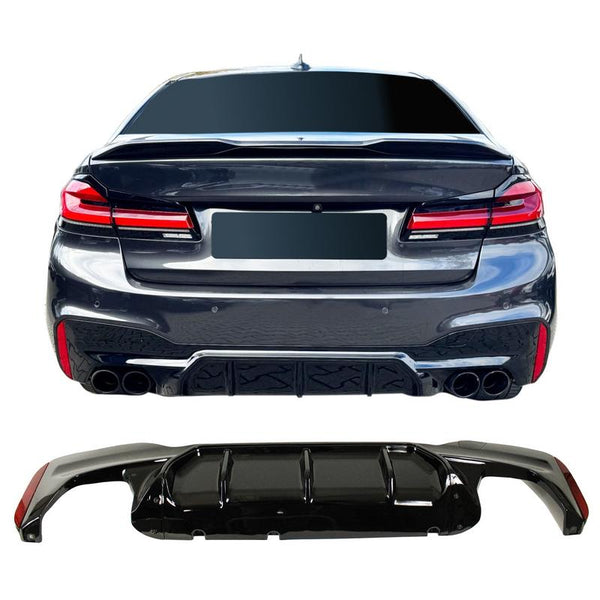 BMW 5 Series G30 Rear Diffuser Shark M Packet (2017–2019)