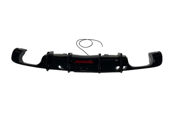 Audi A4 B9 Rear Diffuser S4 S Line (2016–2019) — With LED