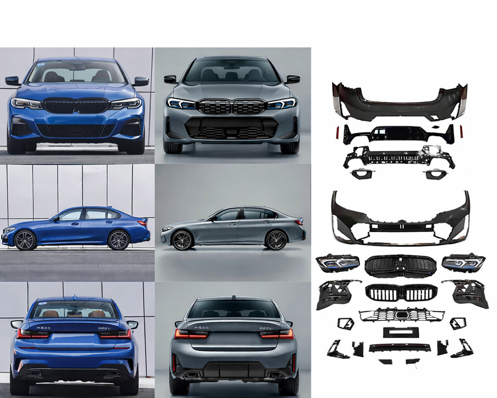 Kit Karrocerie Konvertimi për Serinë 3 G20 në Dizajnin LCI (2019-2022) me Drita