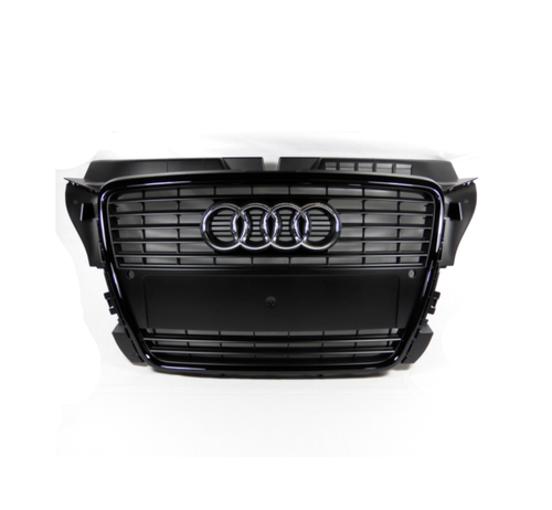 Audi A3 8P Facelift Grill Black (2008–2012)