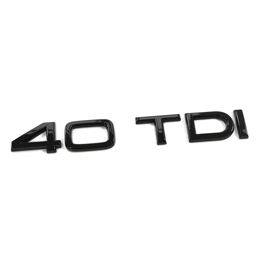 40 TDI Badge