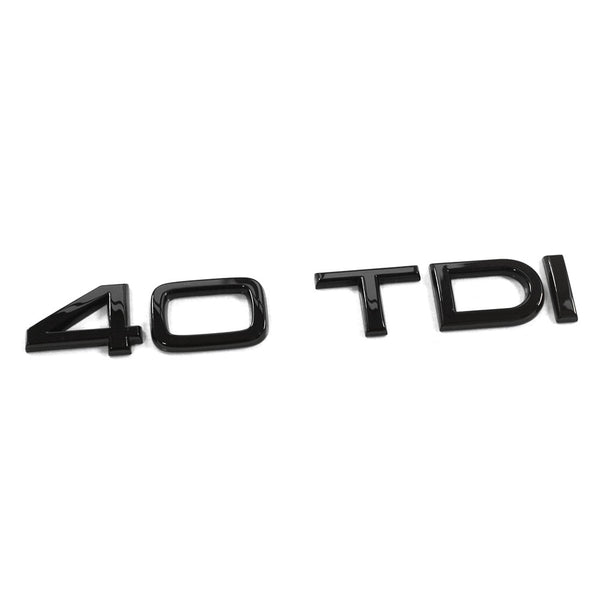40 TDI Badge