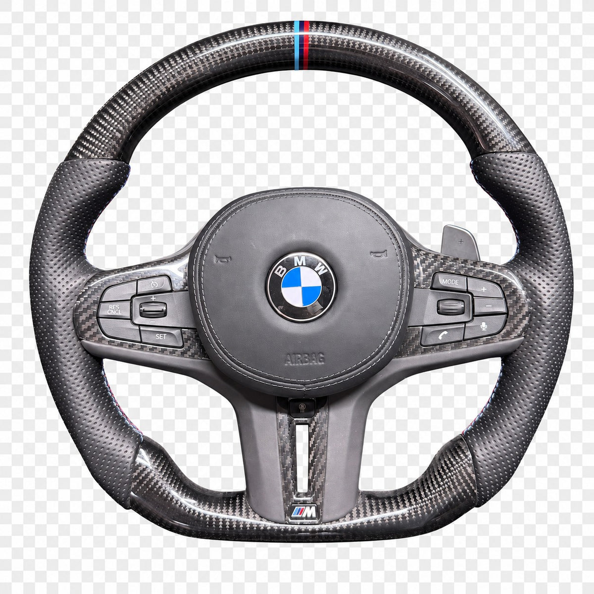 BMW 5 Series G30 Full Carbon Steering Wheel with Heating and Vibration