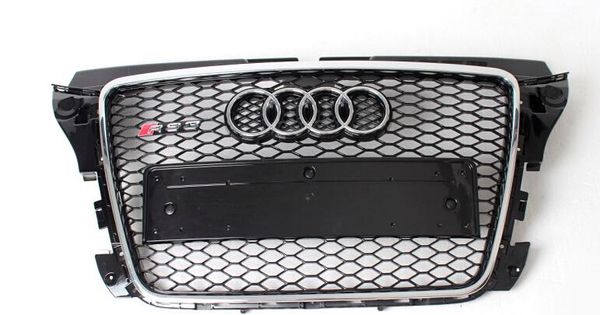 Audi A3 (8P) Grilë e rimodeluar me krom dhe RS3 e zezë (2008-2012)