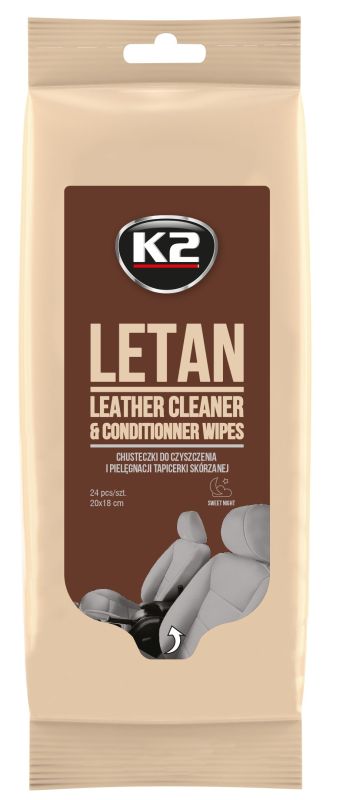K2 Letan Leather Cleaner & Conditioner Wipes