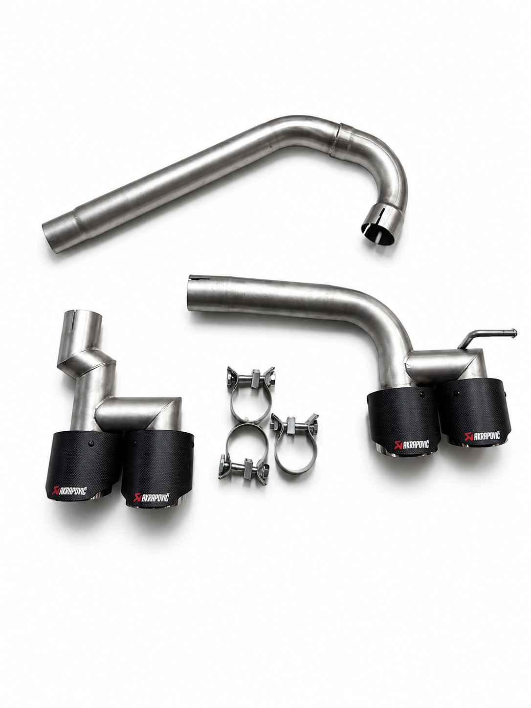 BMW 3 Series F30 M3-Style Exhaust Tips, Single Interface (2013-2016)