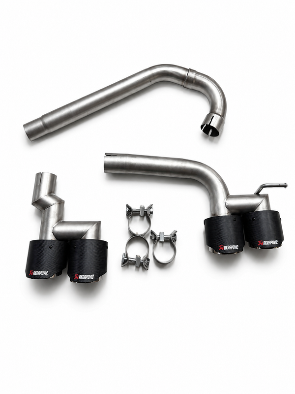 BMW 3 Series F30 M3-Style Exhaust Tips, Single Interface (2013-2016)