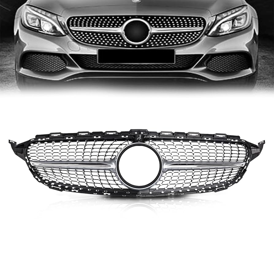 Mercedes-Benz C-Class W205 Grill Diamond (2015–2019) — V2