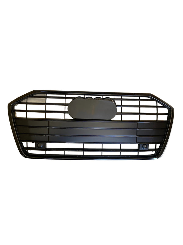 Audi A6 C8 Grill S Line Black (2018–2023) — Without ACC