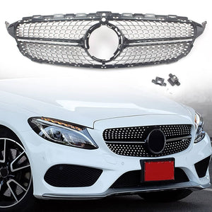 C Class W205 Facelift Grill Diamond (2019-2022)