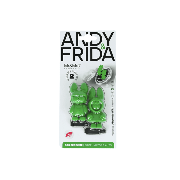 Mr&Mrs Andy&Frida Air Freshener (Green)