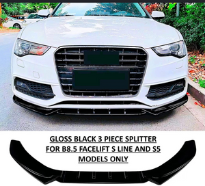 Audi A5 (B8.5) Facelift Front Lip (2013-2016) for S Line