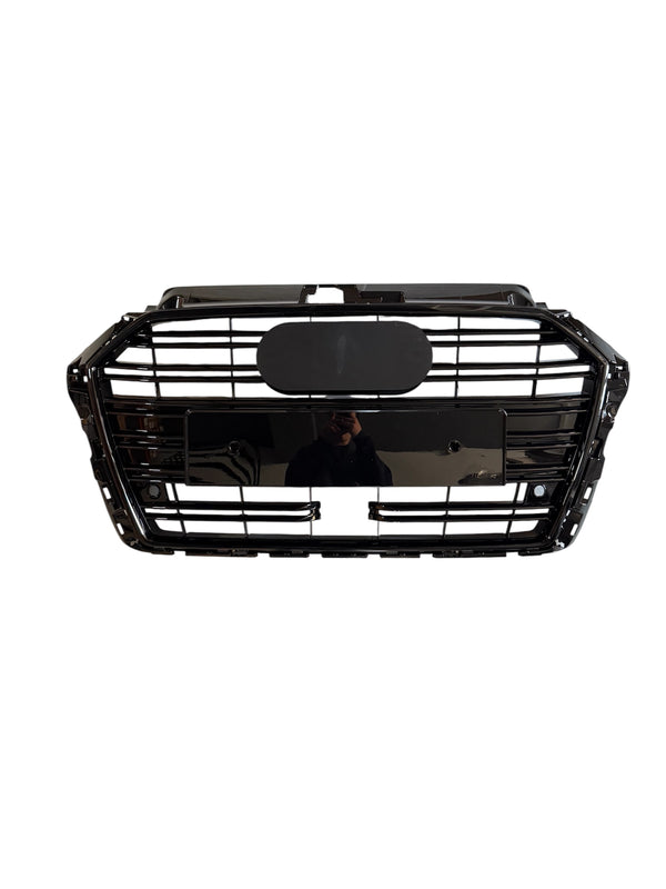 Audi A3 8V Facelift Grill S3 Black (2016–2019) — With ACC