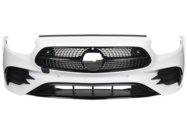 Mercedes-Benz A-Class W177 Front Bumper AMG Line (2018–2023) — With Grill