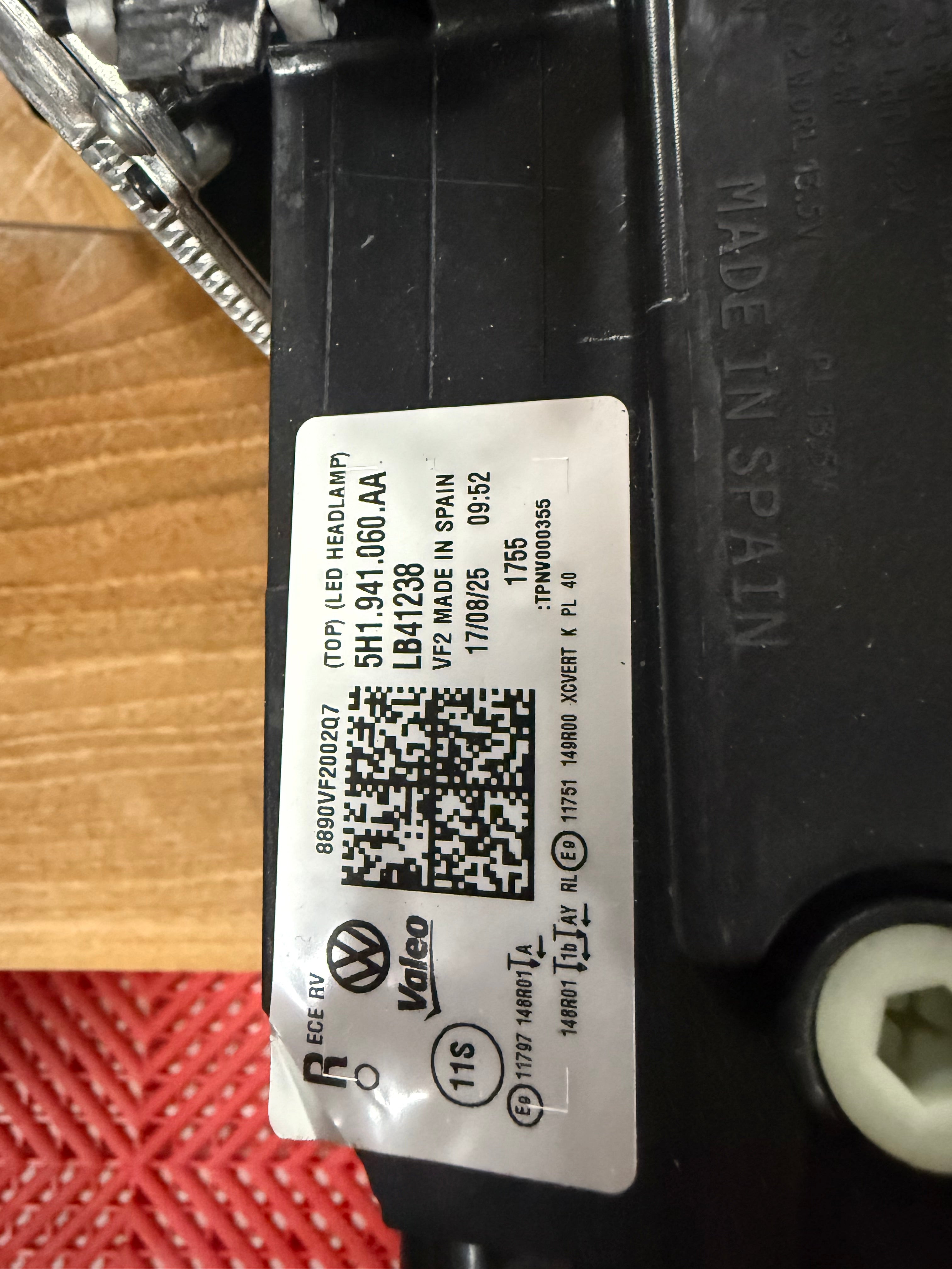 VW Golf 8.5 Full LED (2023+) 5H1.941.060.AA