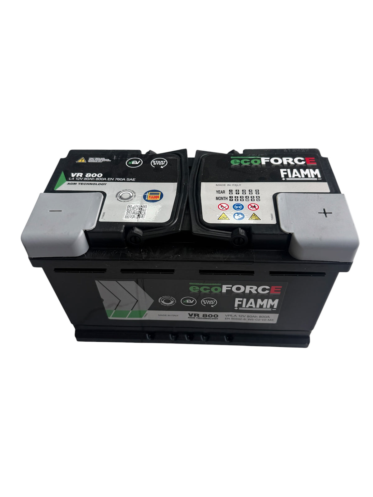 VR 800 Car Battery 80Ah Start-Stop