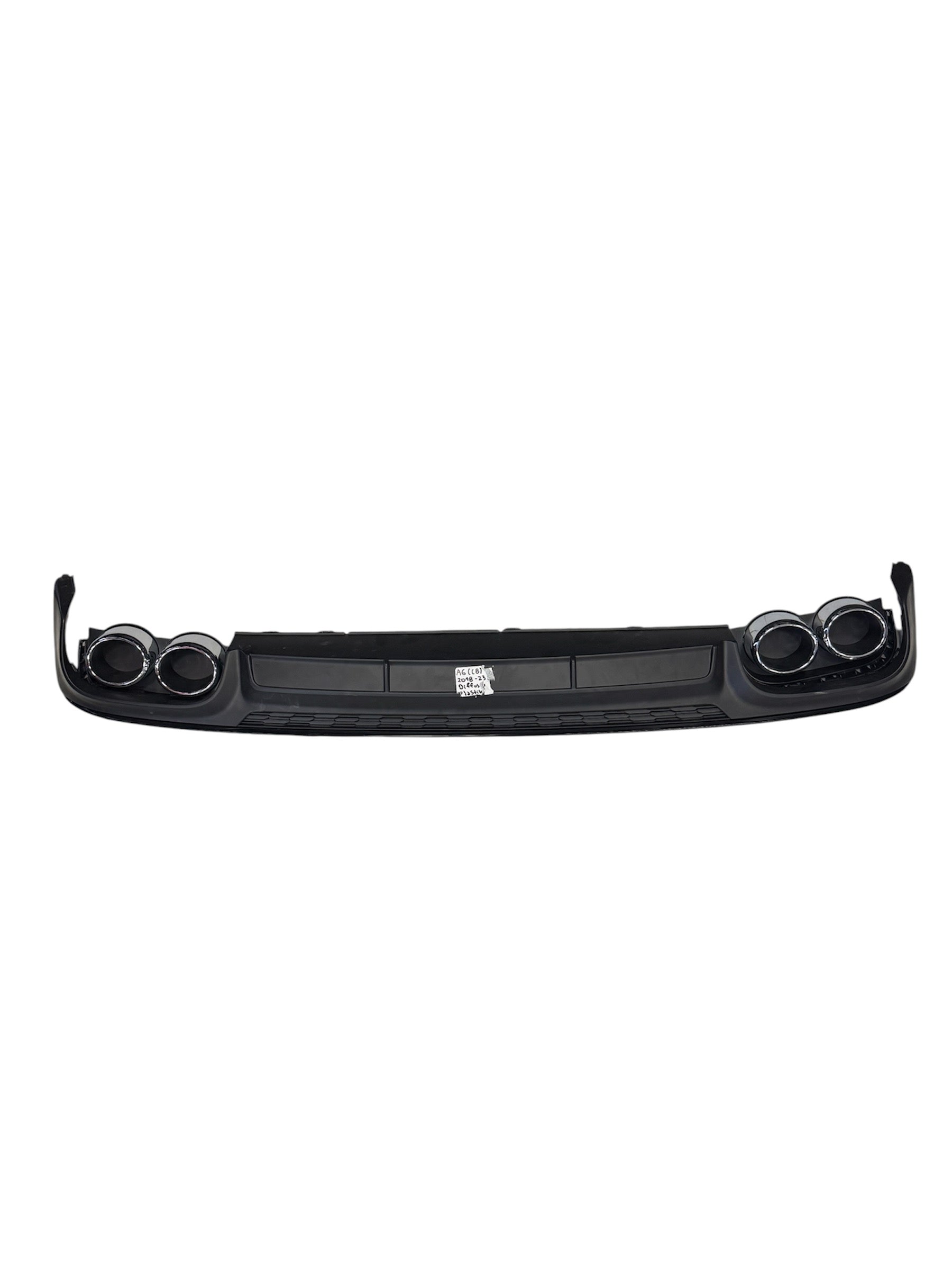 Audi A6 (C8) Diffuser S6 (2018-2023) with Plastic Pipes