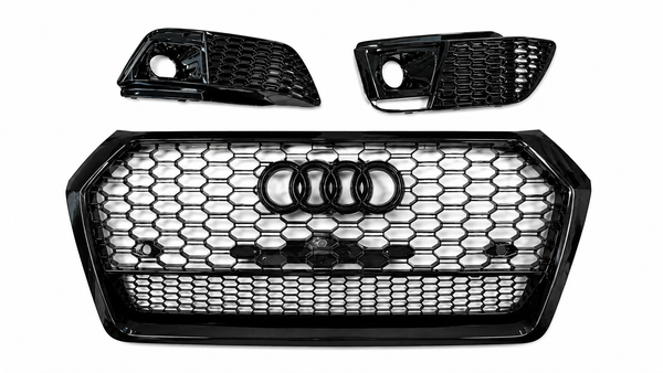 Audi Q5 Grill RS Q5 (2018–2020) — With Fog Lamps