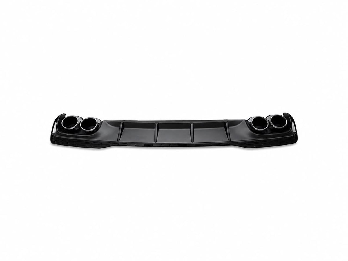 Audi A7 C8 Rear Diffuser S7 Chrome Pipes (2018–2023)