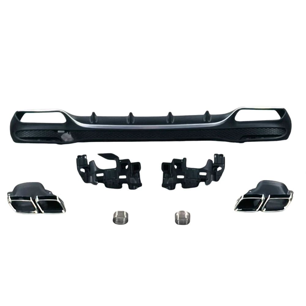 GLE Class W166 Facelift Diffuser AMG 63 (2015-2018) Black