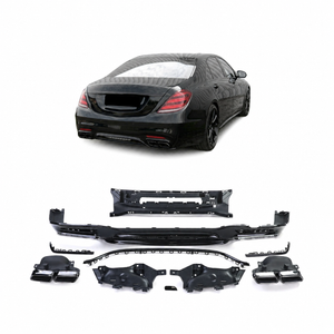 Mercedes-Benz S-Class W222 Rear Diffuser S63 AMG Line (2018–2020)
