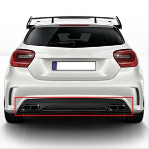 Mercedes-Benz A-Class W176 Rear Diffuser A45 Black (2012–2015)