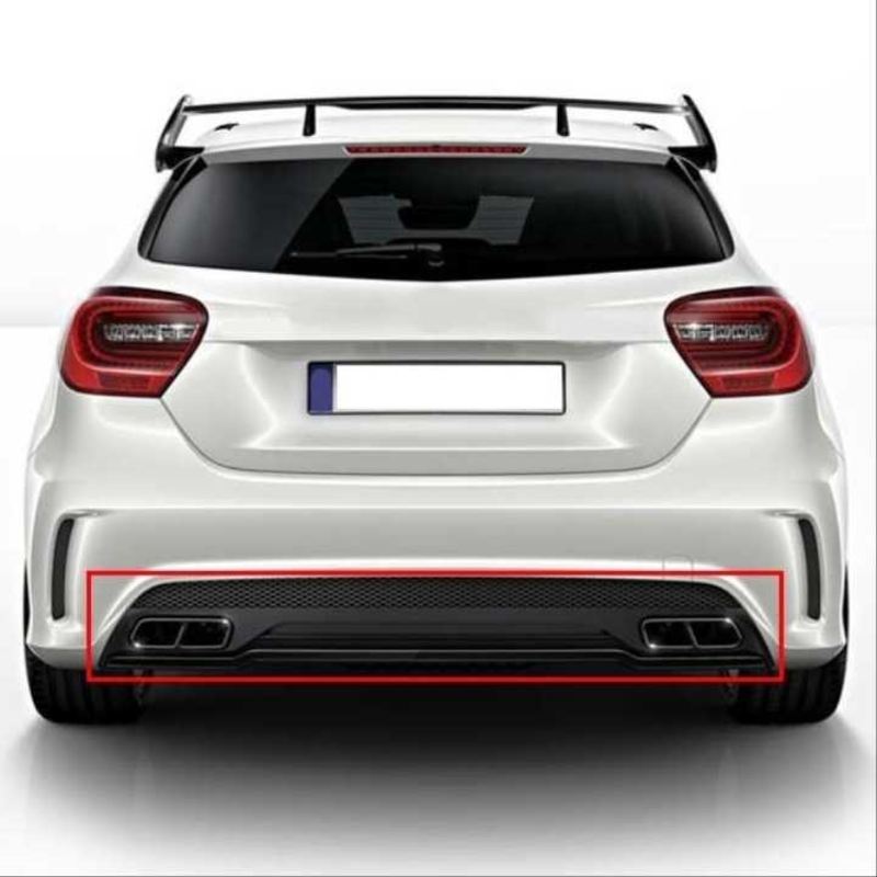 Mercedes-Benz A-Class W176 Rear Diffuser A45 Black (2012–2015)