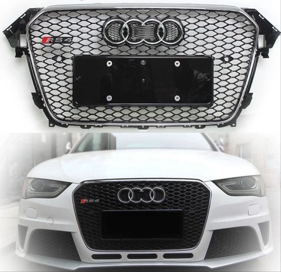 Audi A4 (B8.5) Facelift Grill Grey RS4 (2012-2015)