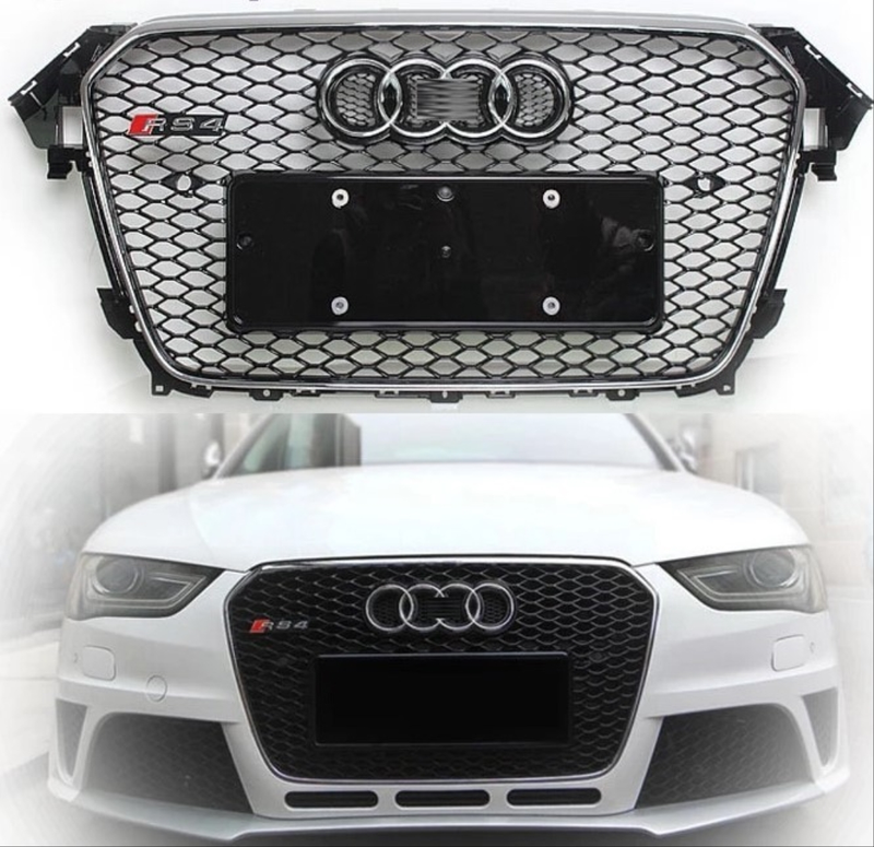 Audi A4 (B8.5) Facelift Grill Grey RS4 (2012-2015)