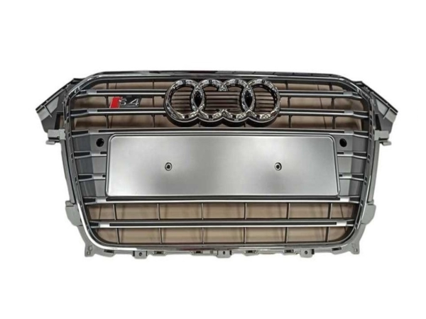 Audi A4 B8.5 Facelift Grill S4 Black & Chrome (2012–2015)