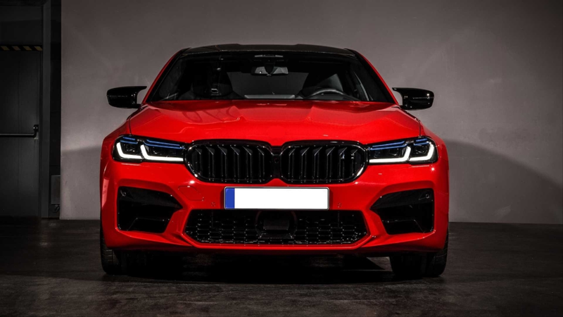 5 Series G30 LCI M5 Black Grill (2020-2023) Double Slot