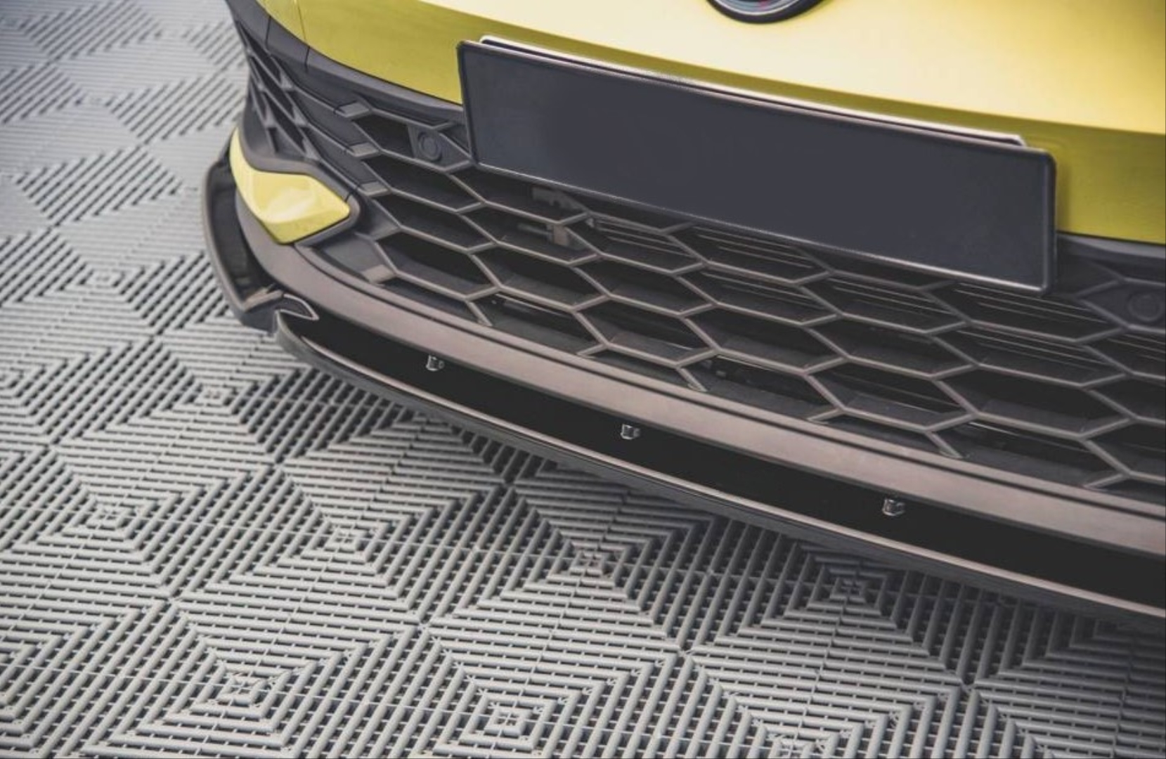 VW Golf 8 Front Lip Black (Life, Style, Active)