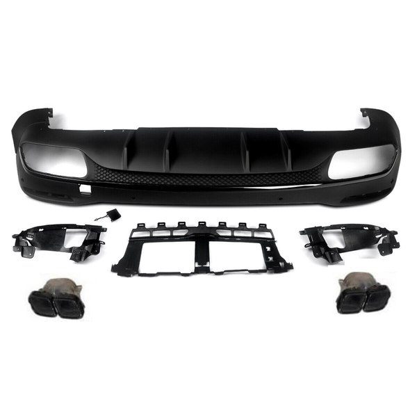 Mercedes-Benz GLE-Class W167 Rear Diffuser AMG 63 (2019–2026) — Black Exhaust