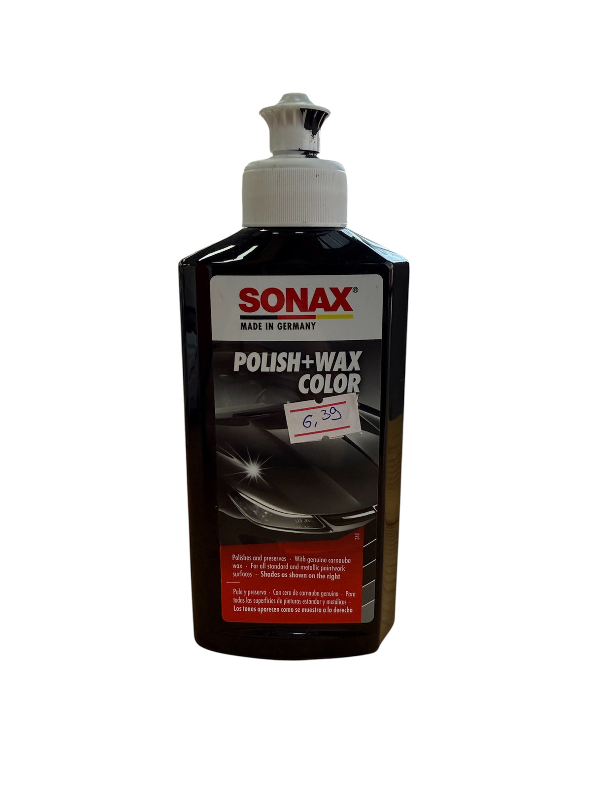 Polir&wax me Ngjyrë të Zezë Sonax 250ml