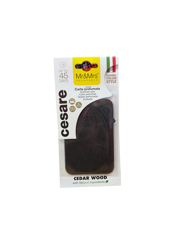 Mr&Mrs Cesare Hanging Card Air Freshener (Black)