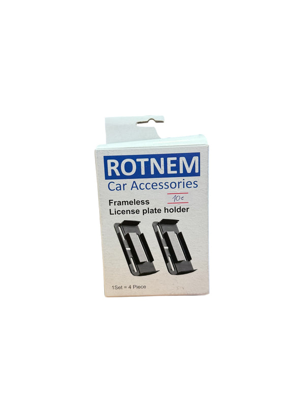 License Plate Frame Clips