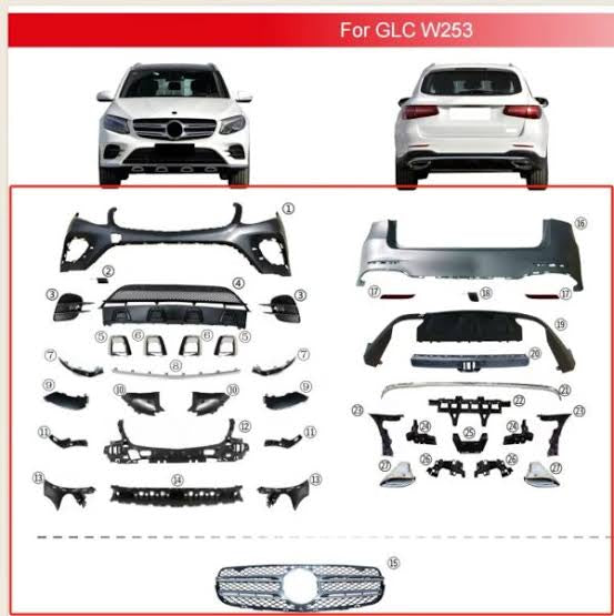 Mercedes-Benz GLC-Class X253 Body Kit AMG Line Standard (2016–2019)