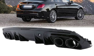 C Class W205  Coupe Diffuser C43 (2014-2022) for Amg Line