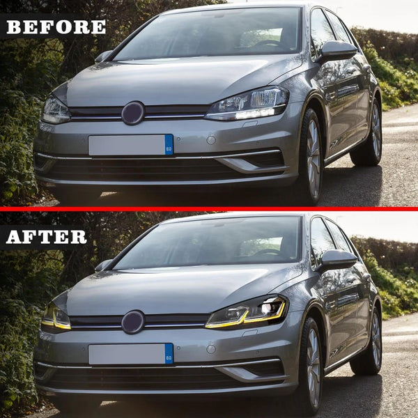 Golf 7 to 7.5 Headlights Basic to Full Led (2012-2017)